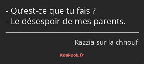 Citation Quest Ce Que Tu Fais Le D Sespoir De Mes Kaakook