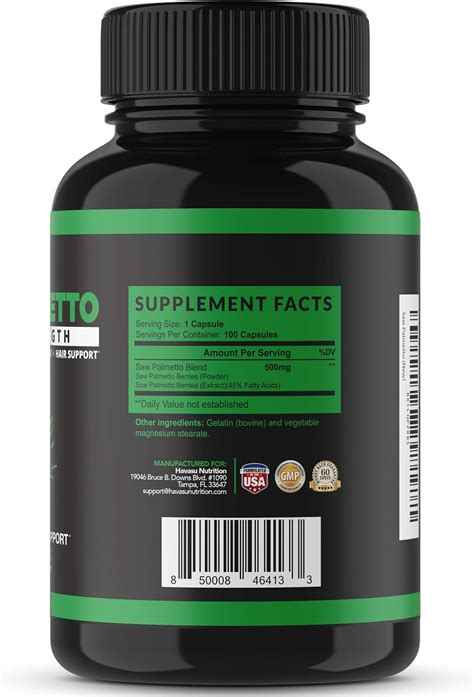 Buy Havasu Nutrition Saw Palmetto Herbal Supplement And Horny Goat Weed