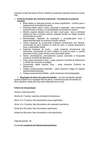 Check List Ergonomia Pdf