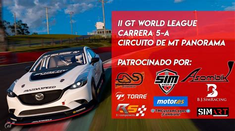 Ii Gt World League Carrera A Circuito De Mount Panorama