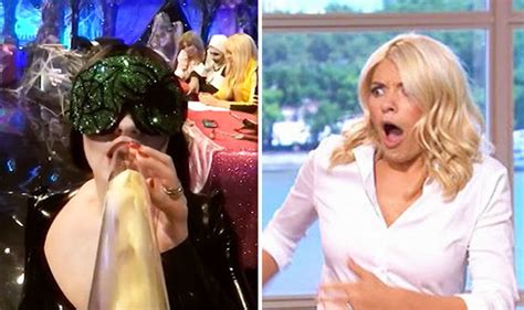 Holly Willoughby: Star screams in Celebrity Juice Halloween special ...