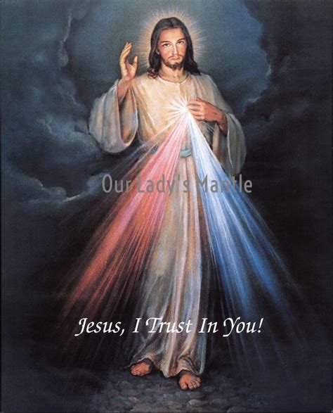 Jesus The Divine Mercy 11x14 Catholic Print Picture Poster Etsy