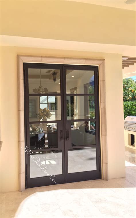 Modern Entryway Iron French Doors Universal Iron Doors