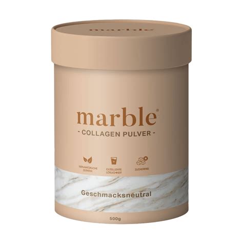 Marble Collagen Pulver Geschmacksneutral 500 G Shop Apotheke