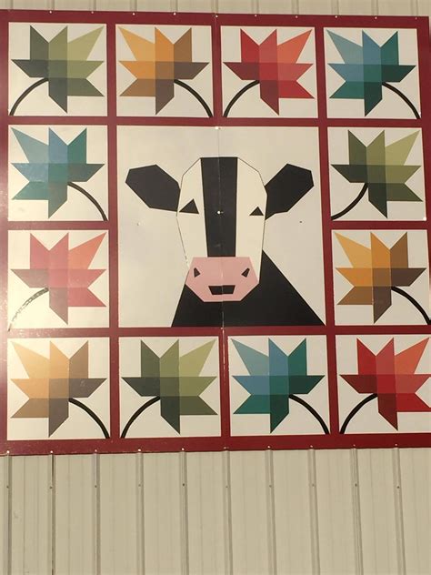 Stop 40 Cow Maple Barn Quilts In Garrett County Maryland