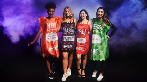 Taco Bell Has A New Halloween Collection With 4 Hot Sauce Costumes Hot Sauce Costume Costume