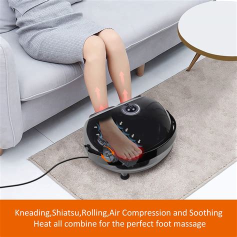 Snailax Shiatsu Foot Massager Machine With Heat Electric Feet Massager