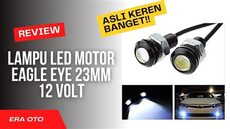 Led Eagle Eyes Drl Mata Elang Besar Mm Paling Terang Youtube