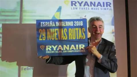 Turismo Ryanair lanzará 29 nuevas rutas desde España en invierno