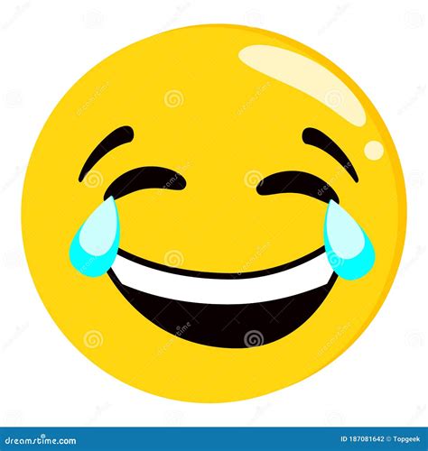 Yellow Crying Emoji Faces Cartoon Vector | CartoonDealer.com #163057785