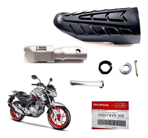 Kit Pedaleira Tras Esq Cg 160 Cb 250 Twister 16 21 Original GOLDEN