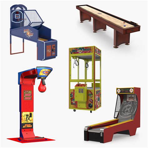 Arcade Games 3 3d Model Turbosquid 1373368