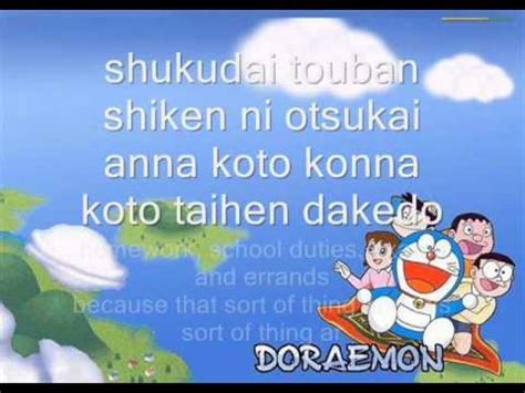 Doraemon Theme Song (LYRICS) - YouTube