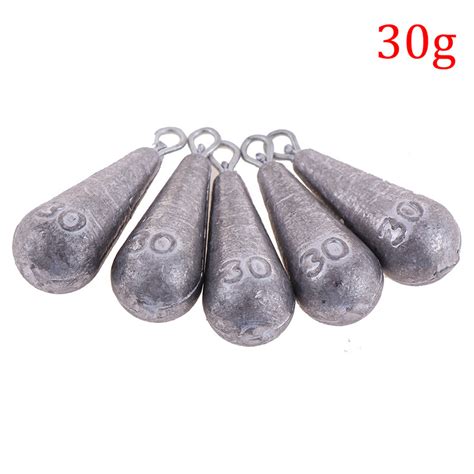 Sporting Goods Pcs Olive Shape Weight Lead Sinkers Pure Lead Making