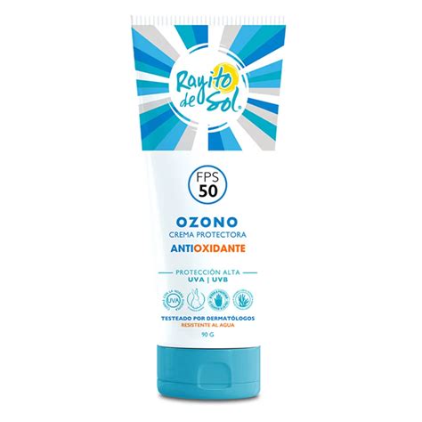 Rayito De Sol Protector Solar Ozono FPS 50 Antioxidante 90 Gr