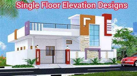 East Facing Simple House Front Elevation Designs For Single Floor We