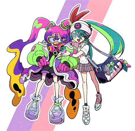 Hatsune Miku Psychic Miku And Poison Miku Pokemon And 2 More Drawn