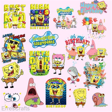 Spongebob Squarepants Png Bundle Spongebob Face Png Spongebob Png