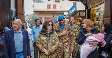 Italia Libano Rauti In Visita Al Contingente Di Unifil Gazzetta Di Parma