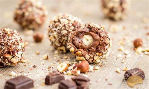 Rochers Au Chocolat Pralin Et Noisettes