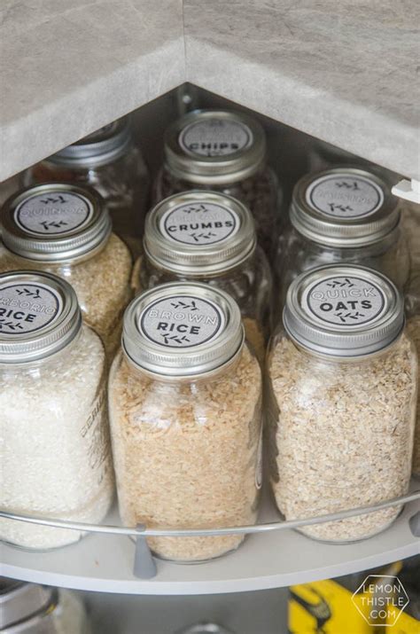 15 Creative + Inexpensive Mason Jar Kitchen Storage Ideas - Sarah Blooms