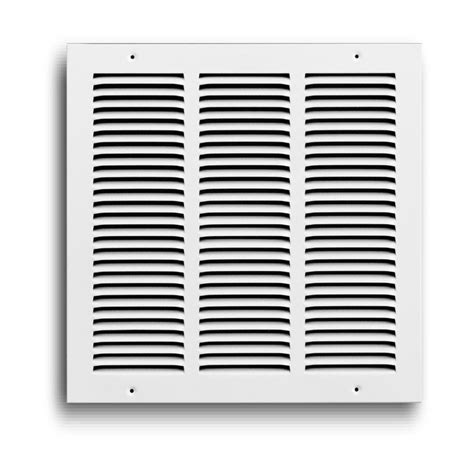 Truaire In X In White Return Air Grille H X The Home Depot