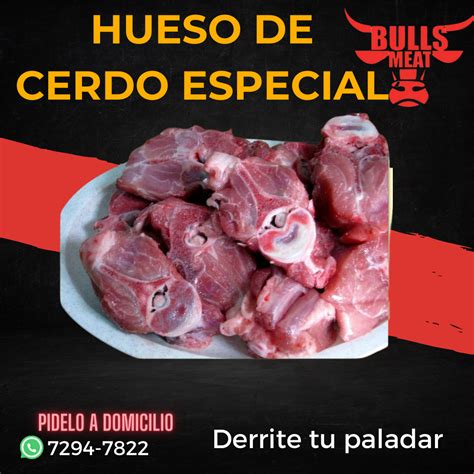 Hueso De Cerdo Especial Importada Congelada Lb Bullsmeat