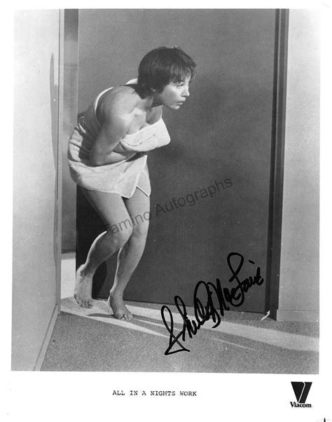 Shirley Maclaine Autograph In All In A Nights Work Working