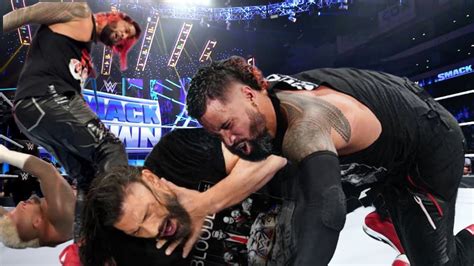 Jimmy Uso Brutal Attack Roman Reigns And Saves Jey Uso Wwe Night Of