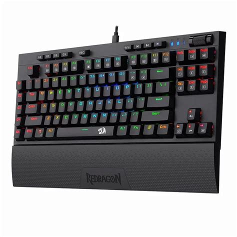 Teclado Gamer Usb Rgb Redragon Magic Wand Pro Mecanico K Rgb Preto