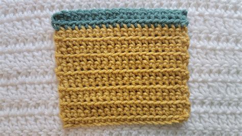 Photo Tutorial How To Crochet The Rail Road Stitch Crochetmelovely