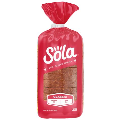 Sola Classic White Bread, Soft Sliced Bread, Non-GMO, 20 oz - Walmart.com