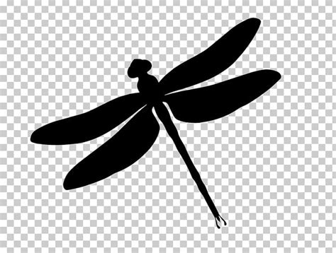 Silhouette Dragonfly Stencil Art PNG, Clipart, Animals, Art, Black And White, Border, Cartoon ...