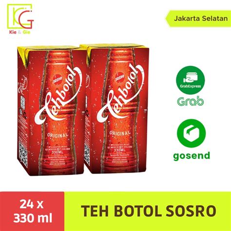 Jual Teh Botol Kotak Sosro Ml Dus Isi Pcs Shopee Indonesia