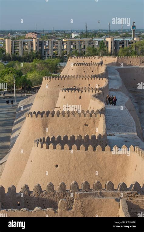 World Heritage Khiva Khorezm Region Uzbekistan Central Asia Asia