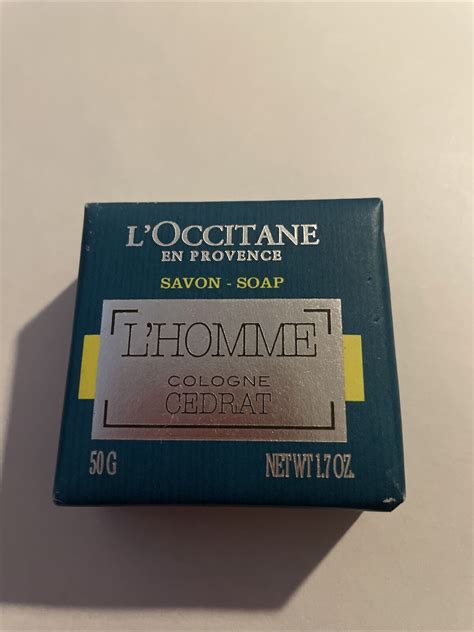 Loccitane Lhomme Cologne Cedrat Bar Soap Oz Ebay