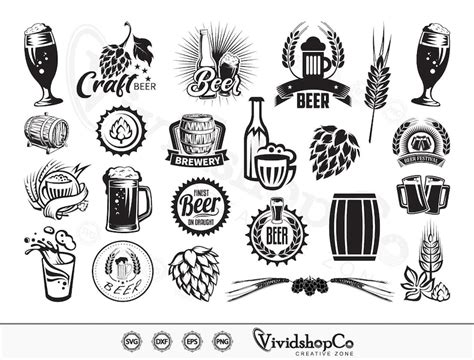 Houblon Bi Re Svg Bi Re Svg Alcool Svg Boire Svg Verre Etsy France