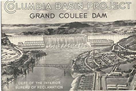 Columbia Basin Project. Grand Coulee Dam Department Of The Interior Bureau Of Reclamation