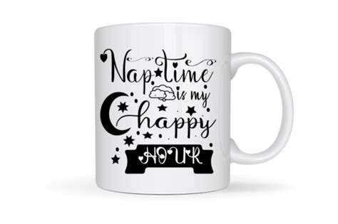 Nap Time Is My Happy Hour SVG Design Graphic By Mofazzal Creative Fabrica