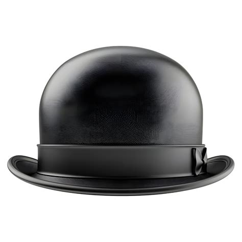 Black Bowler Hat On Transparent Background 44640784 Png