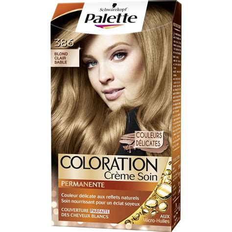 Palette Coloration Crème Soin Permanente 386 Blond Clair Sable 3