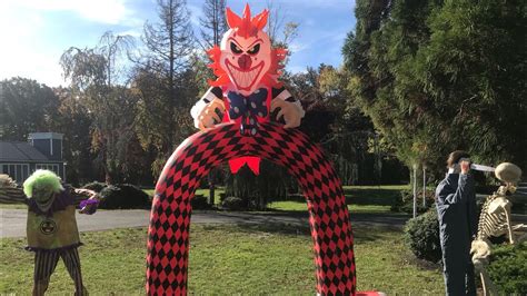 My Edited Video Of The Spirit Halloween Clown Archway Inflatable YouTube