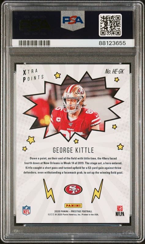 Prestige George Kittle Heroes Platinum San Francisco Ers