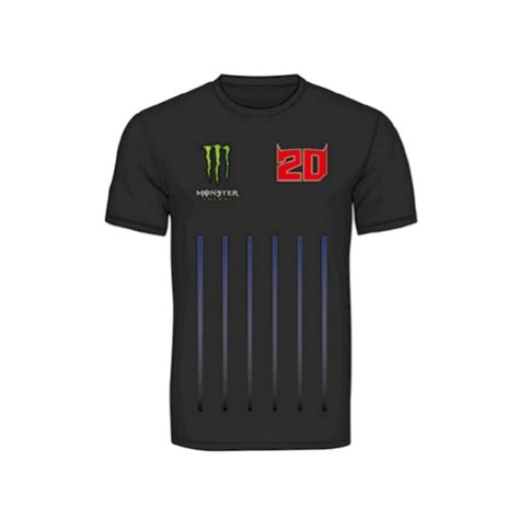 T Shirt Fabio Quartararo Monster Energy Homme Sportswear Officiel