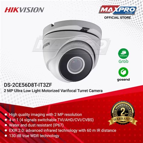 Jual DS 2CE56D8T IT3ZF HIKVISION TURBO HD 2MP MOTORIZED VARIFOCAL