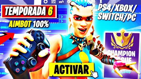 La NUEVA MEJOR SENSIBILIDAD Para FORTNITE PS4 AIMBOT MEJOR