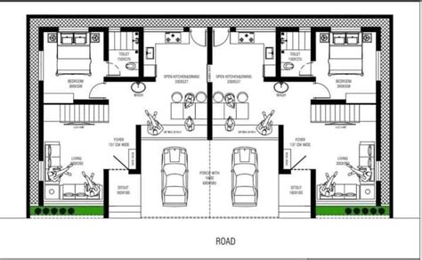 One Bedroom House Plan with Attached Garage