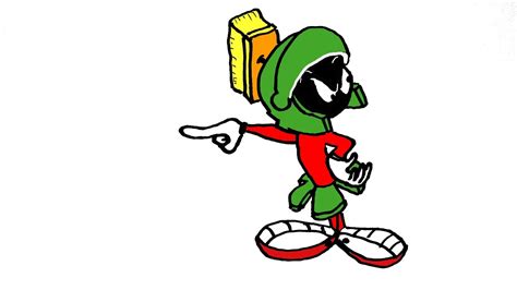 Marvin The Martian Drawing at PaintingValley.com | Explore collection ...