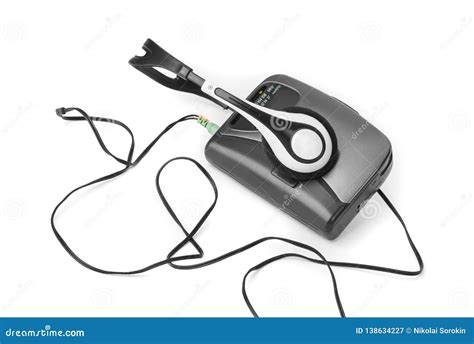 Old Cassette Player and Headphones Stock Image - Image of cassette ...