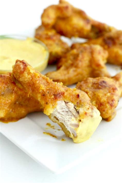 Baked Honey Mustard Chicken Wings The Bakermama